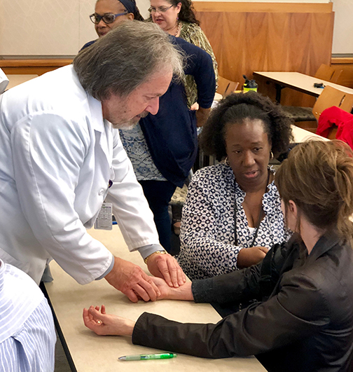 LSU Health New Orleans' Dr. Jim Aiken teaches Stop the Bleed